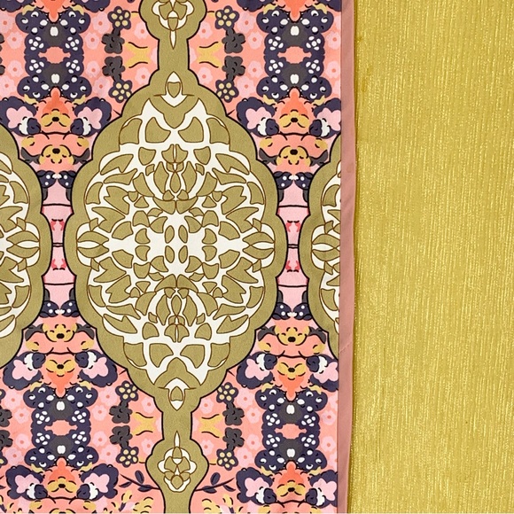 FloryDay~Kaftan/Maxi Dress~Pink w/Gold Metallic‎ Accents~Sz M - Picture 6 of 11